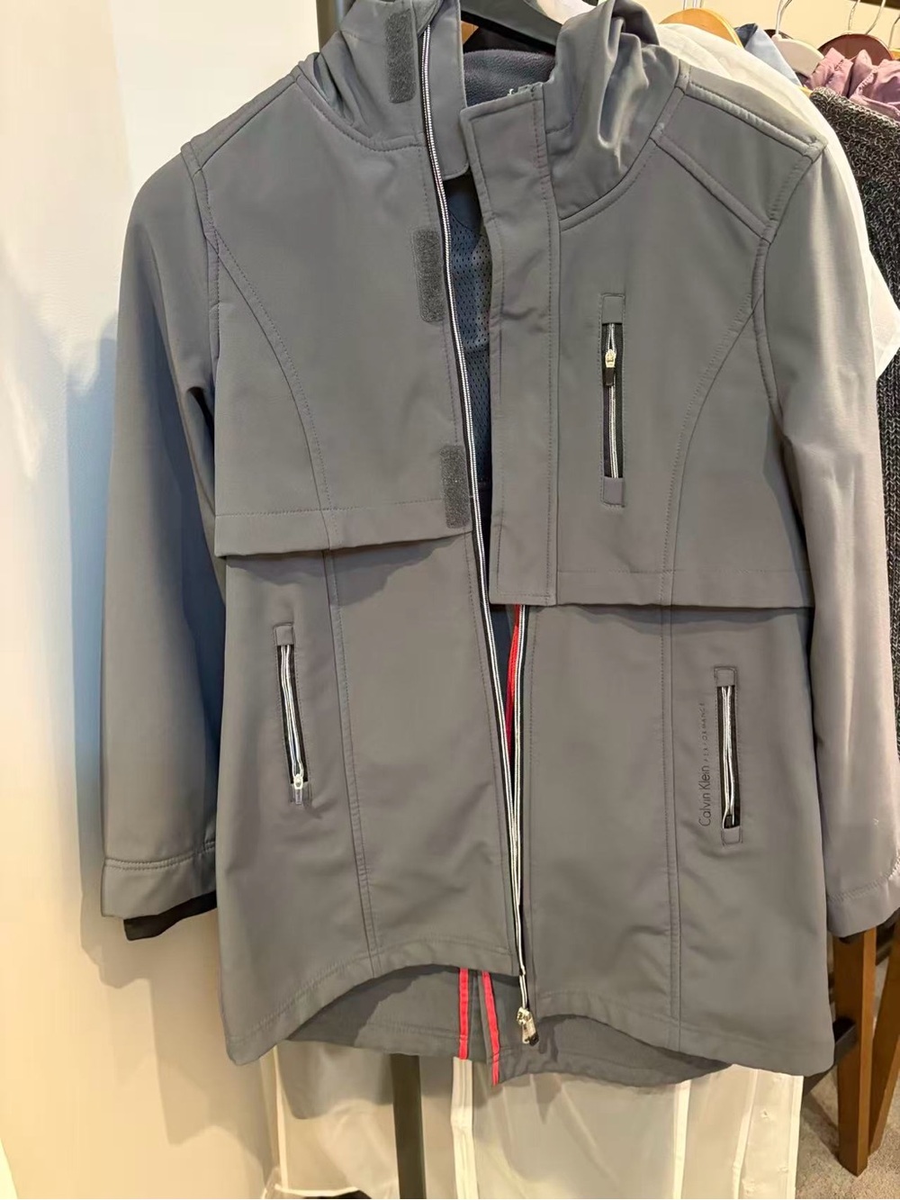 Calvin Klein Performance Grey Lightweight Jacket Size M